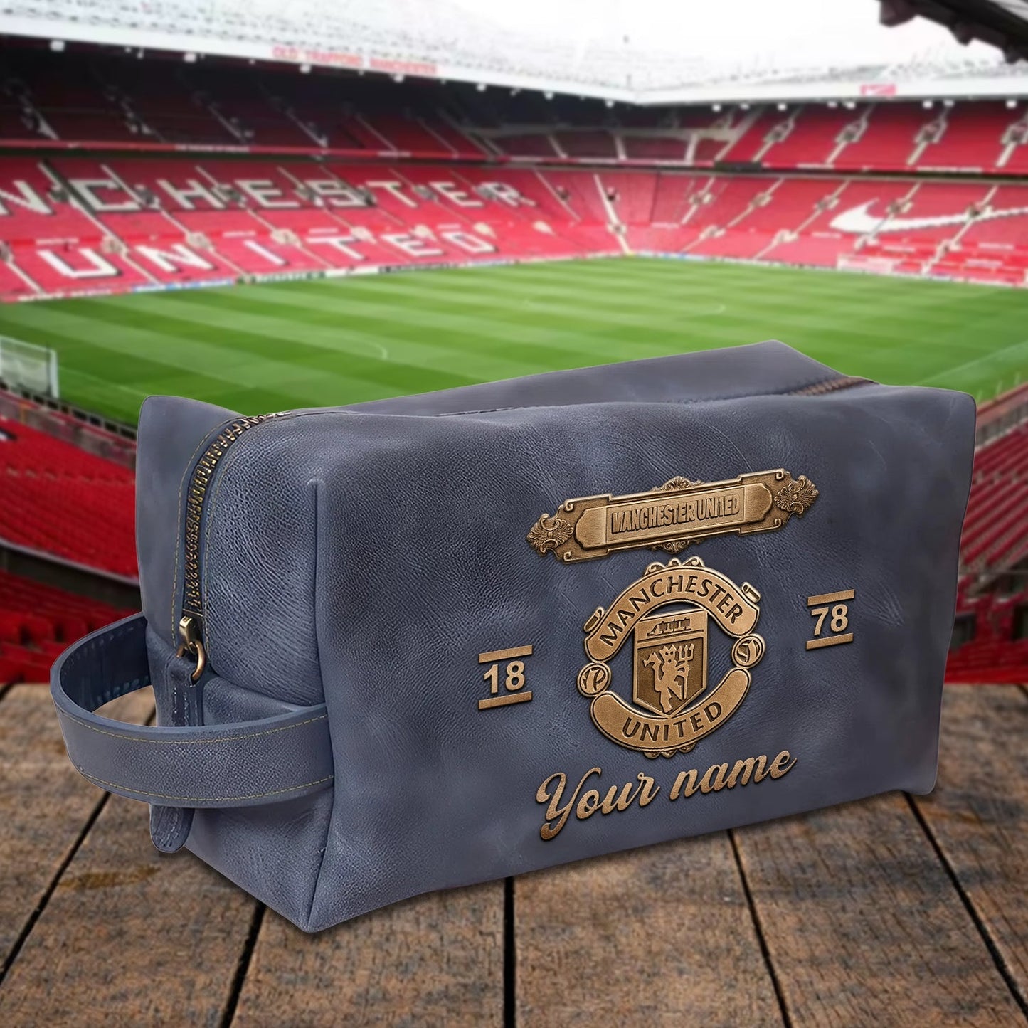 PREMIUM 𝐄𝐏𝐋 X MU 3D EMBOSSED LEATHER TOILETRY BAG Limited Edition NDT NHM 020326