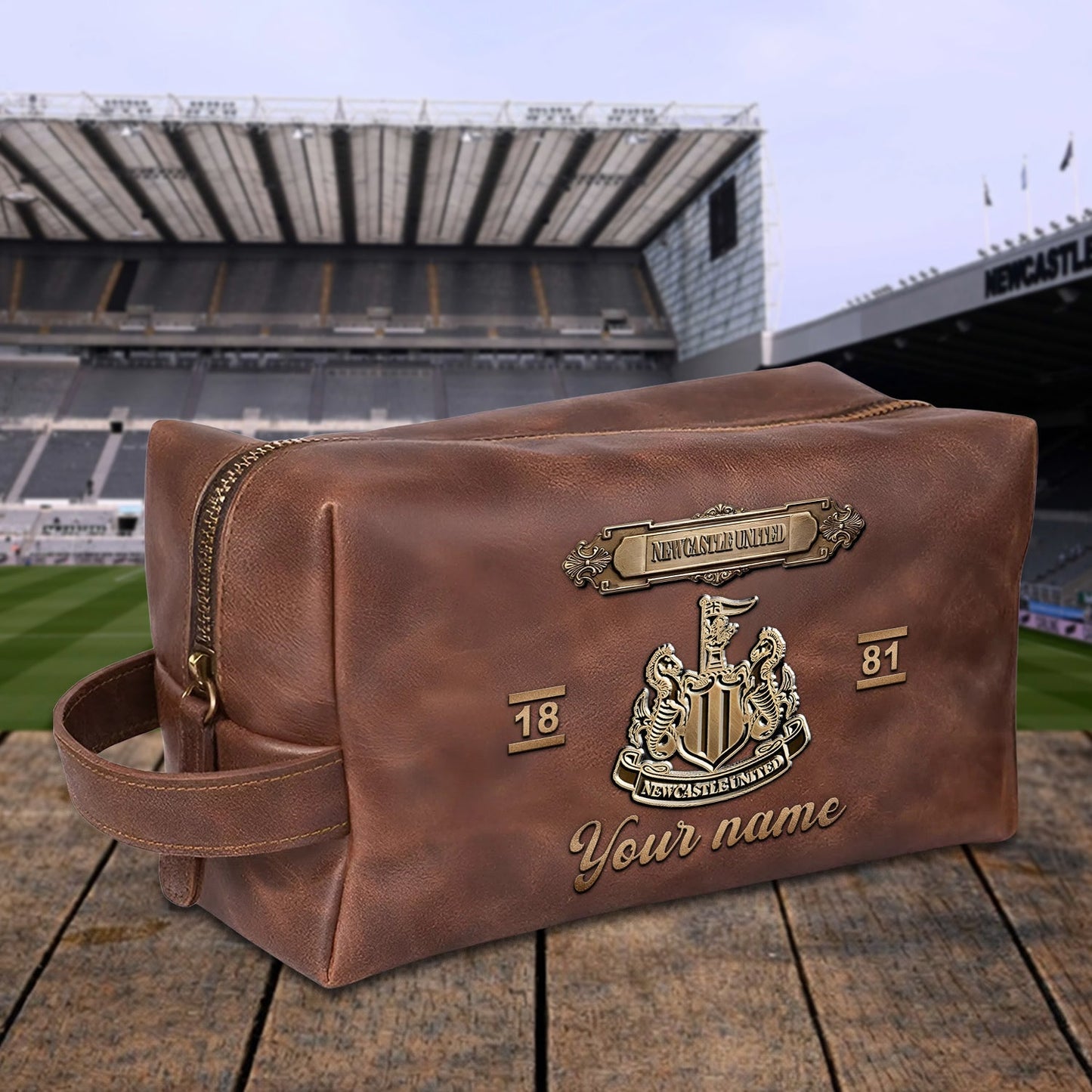 PREMIUM 𝐄𝐏𝐋 X NEW 3D EMBOSSED LEATHER TOILETRY BAG Limited Edition NDT NHM 020326