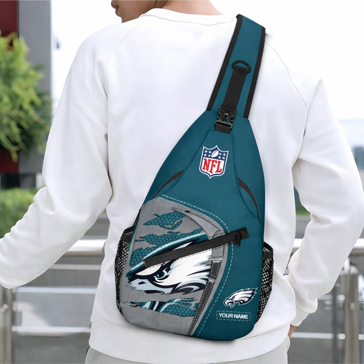 PREMIUM NFL X EAG  New Style Sling Bag CUSTOME NAME LIMITED EDITIONS NDT VHM 240226