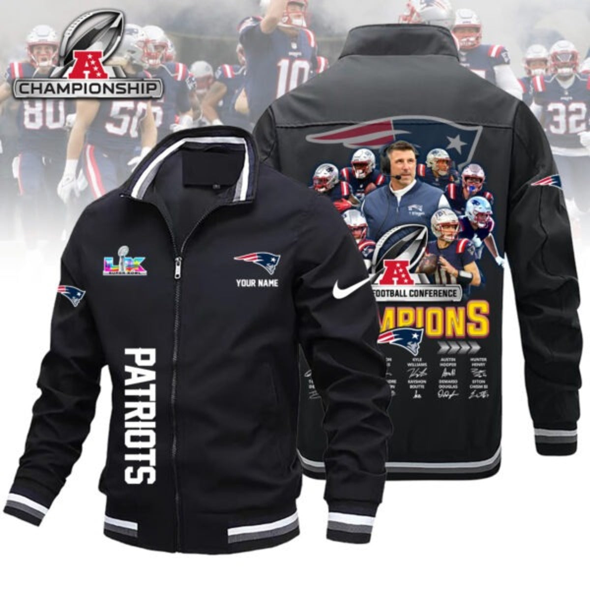 PREMIUM NFL X PAT National League Champions 2026 Boomber Jacket NDT NHM 050226