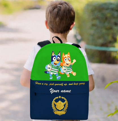PREMIUM NRL X CR Schoolbag  Bluey & Bingo  Personalized Gifts For Son Limited Edition NDT VHM 030326
