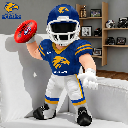 PREMIUM AFL X WCE Players Custom Shape Pillow Custom Name Gifts FOR FAN NDT VHM 250526