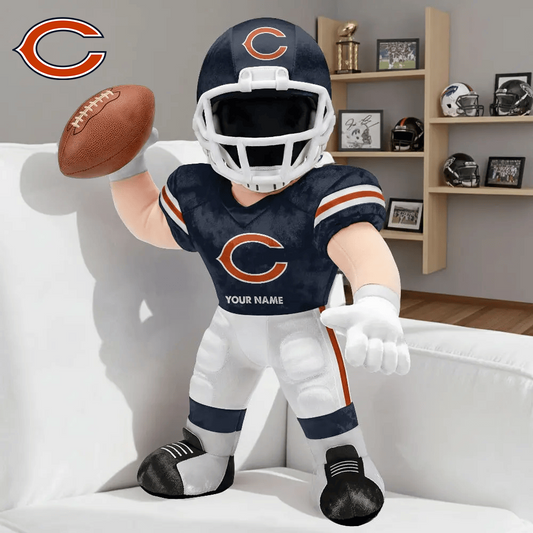 PREMUM NFL X CHI Players Custom Shape Pillow Custom Name Gifts FOR FAN NDT VHM 250526
