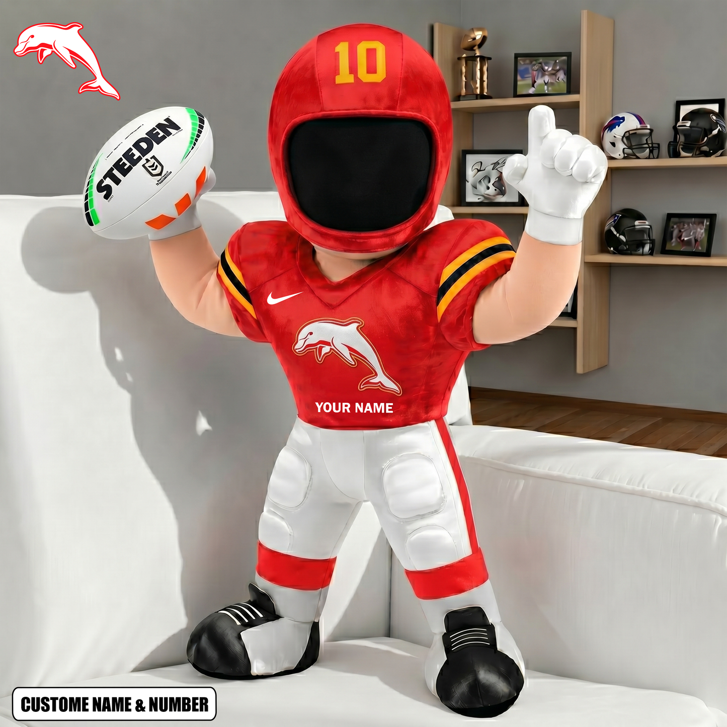 PREMUM NRL X DOL Players Custom Shape Pillow  Gifts FOR FAN NDT VHM 260526