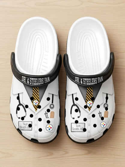 PS PREMIUM NFL NATIONAL DOCTOR'S DAY CLOGS WITH 8 CHARMS DDT  CTND