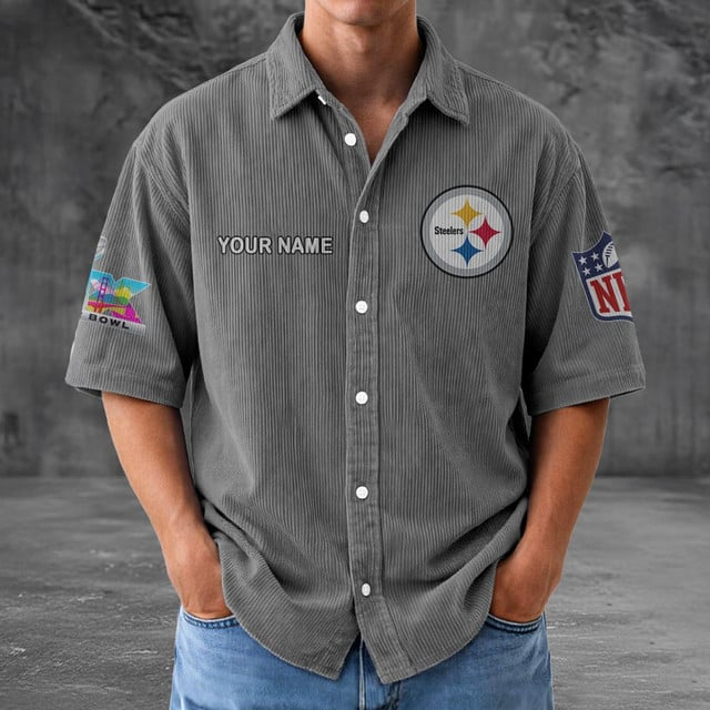 PS x NFL Men Seersucker Button Shirt DDT NTL