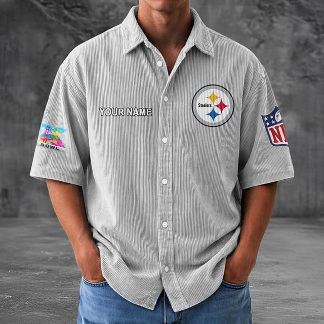PS x NFL Men Seersucker Button Shirt DDT NTL