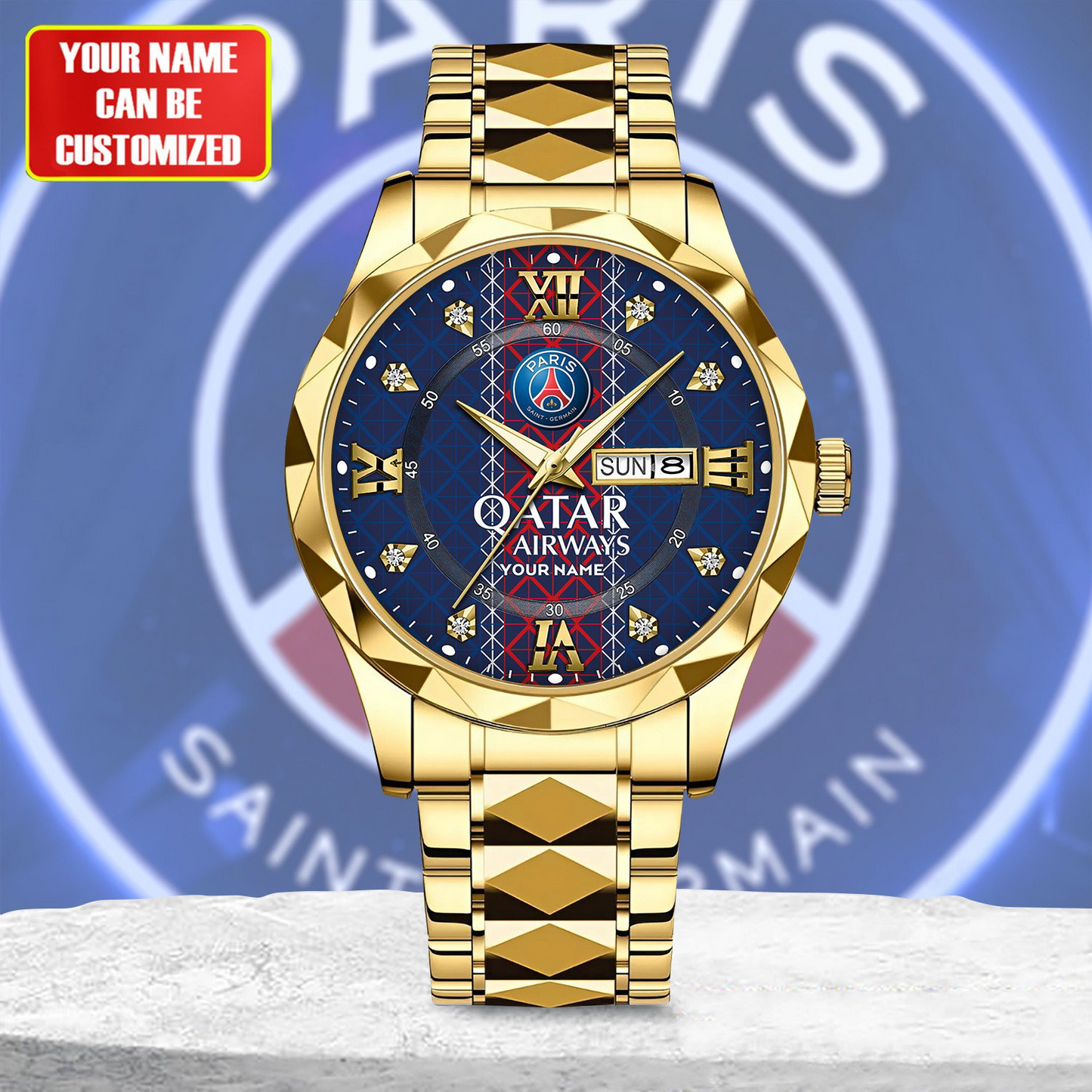 PSG 2026 Alloy Luxury Quartz Watch DATND TANTD 030626