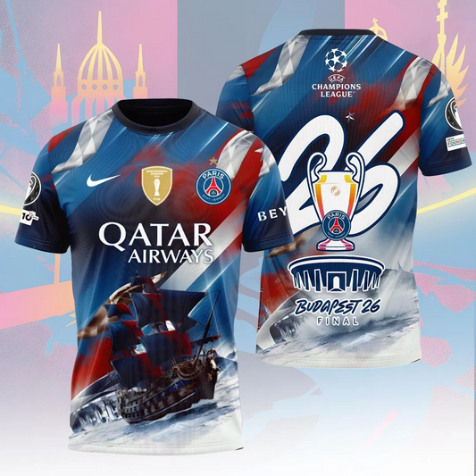 PSG Champions League Final 2026 3D Shirt V5 1405 DatND DVT