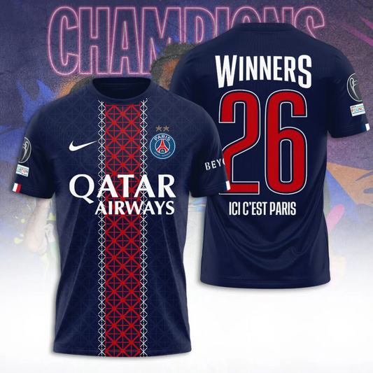 PSG Champions of Europe 2526 3D Shirt V1 0106 DatND DVT 1