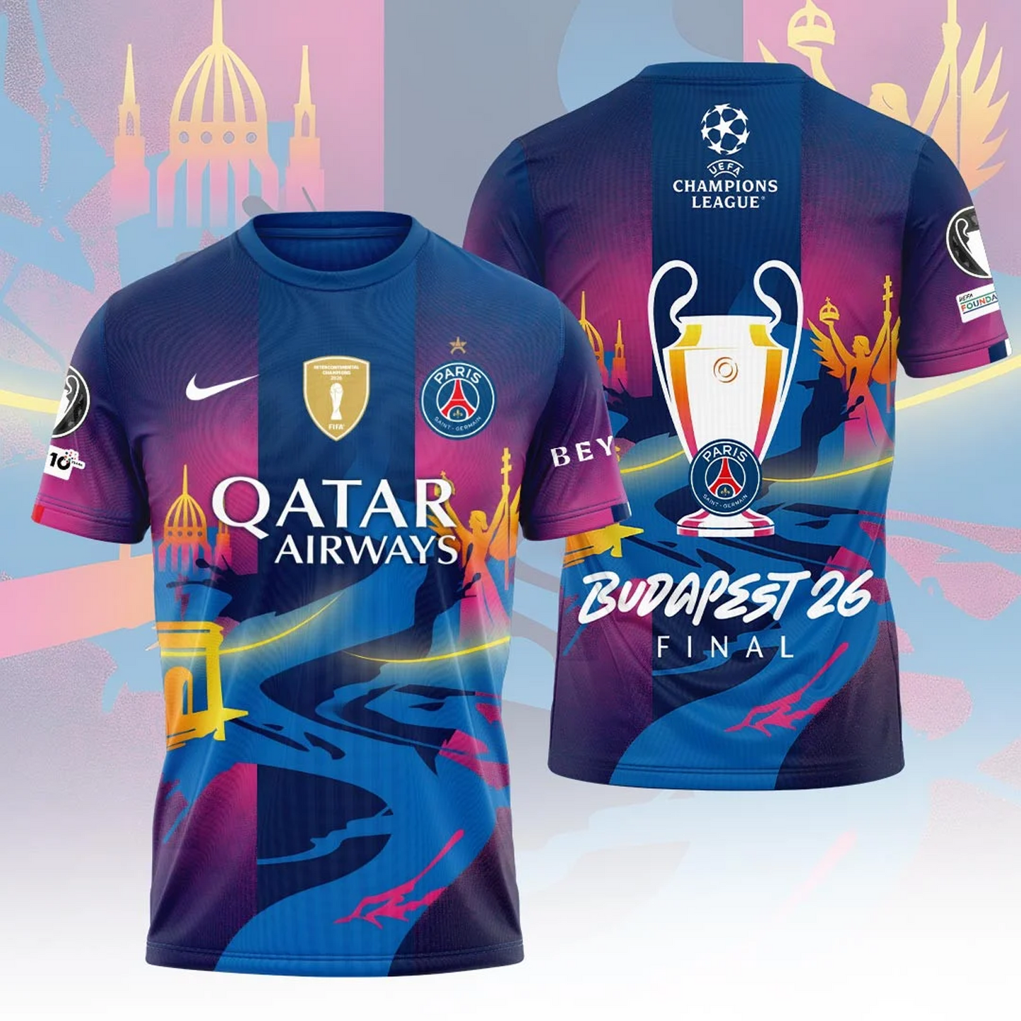 PSG F.C Champions League Final 2026 3D Shirt V1 0805 DatND dvt