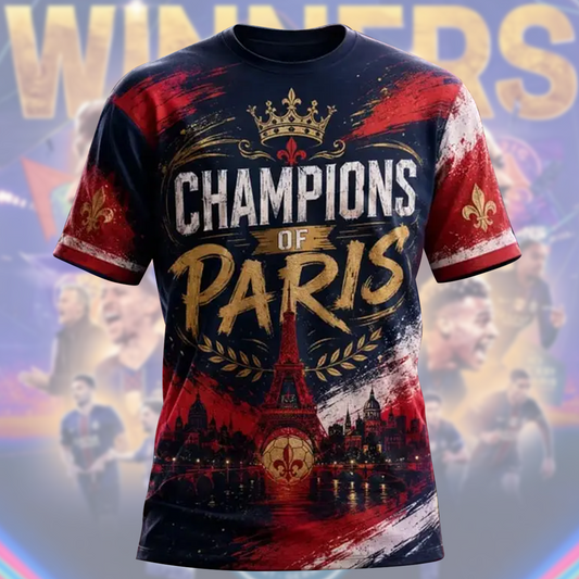 PSG UEFA Champions League 2526 Champions Tshirt V12 0106 DatND DVT