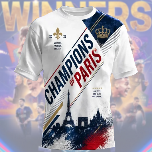 PSG UEFA Champions League 2526 Champions Tshirt V13 0106 DatND DVT