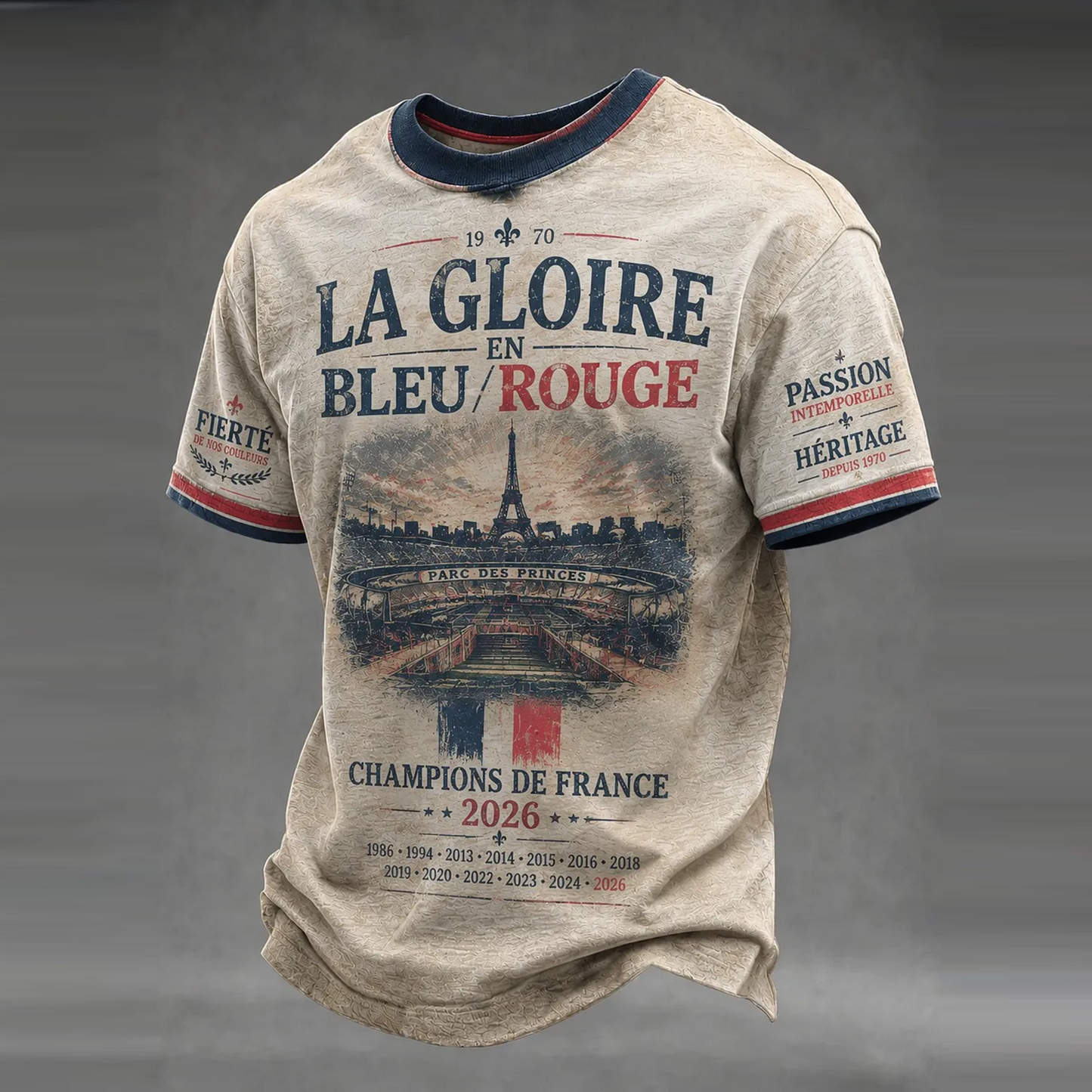 PSG UEFA Champions League Champions TShirt V8 0106 DatND DVT