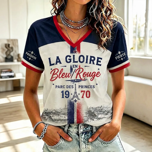 PSG UEFA Champions League Champions V-neck V2 0106 DatND DVT