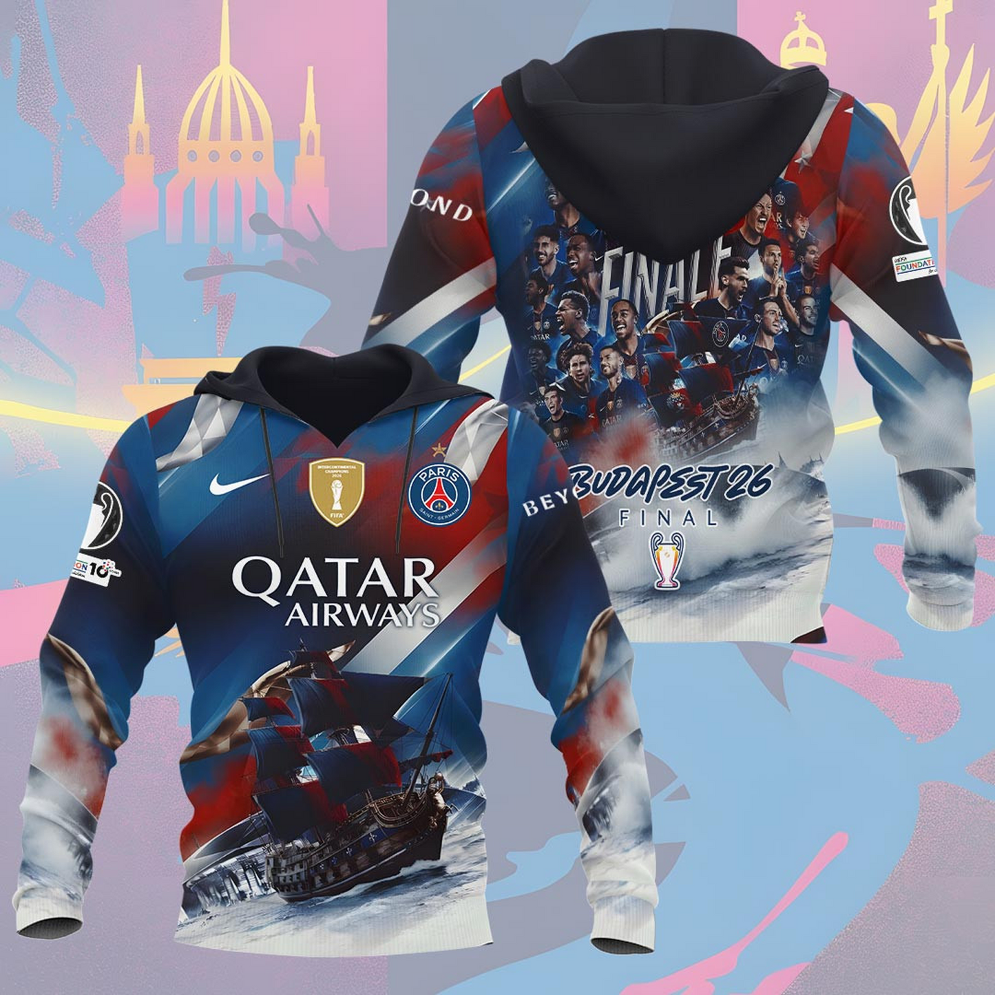 PSG x 2026 Champions 3D Aparael V5 DATND TANTD 180526