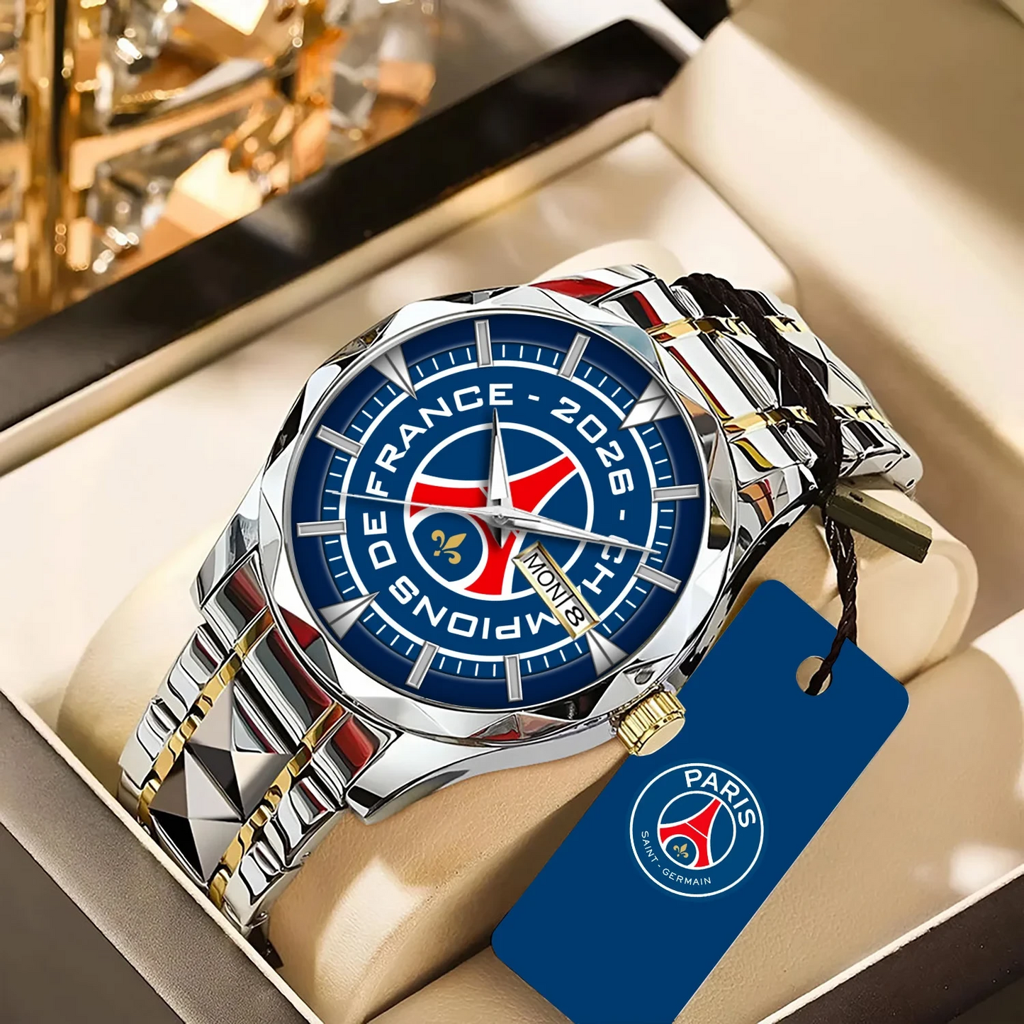 PSG x Champions 2026 Alloy Luxury Quartz Watch V1 DATND TANTD 310526