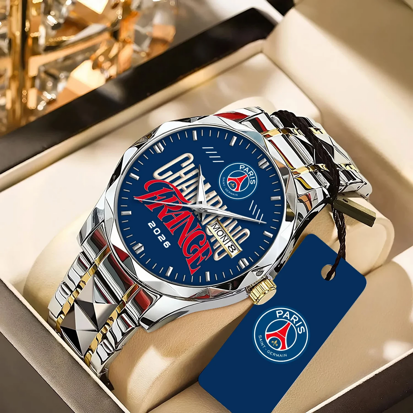 PSG x Champions 2026 Alloy Luxury Quartz Watch V2 DATND TANTD 310526