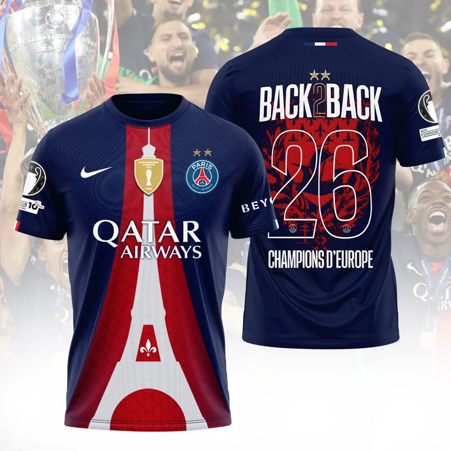 PSG x Champions D' Europe 2026 3D Apparel V1 DATND TANTD 030626