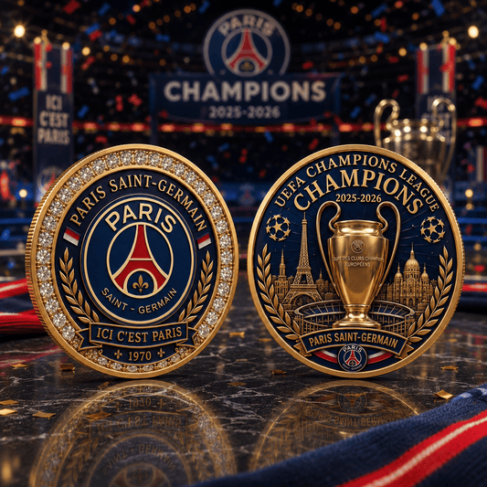 PSG Premium UEFA Champions League 202526 Commemorative Coin DDT 310526 NTL