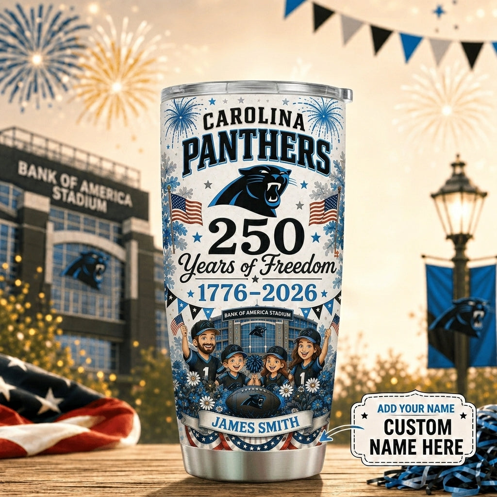 Personalized CP Premium NFL 250 Years Of Freedom Classic Tumbler 150626