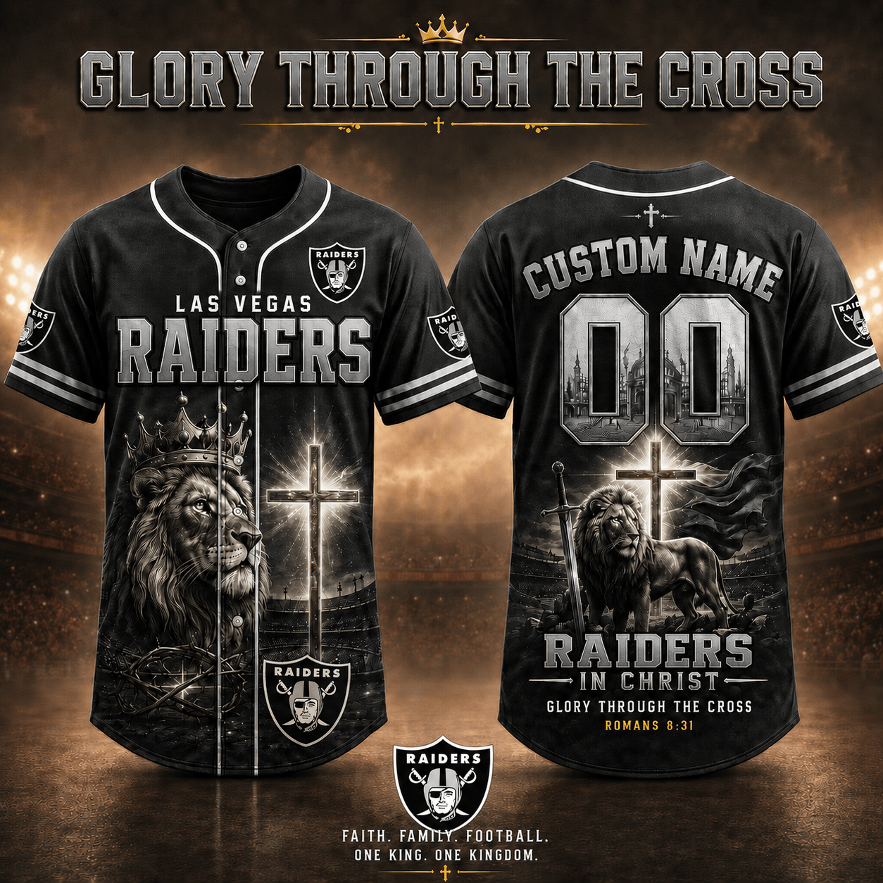 Personalized LVR x NFL Luxury V2 Baseball Jersey 160626