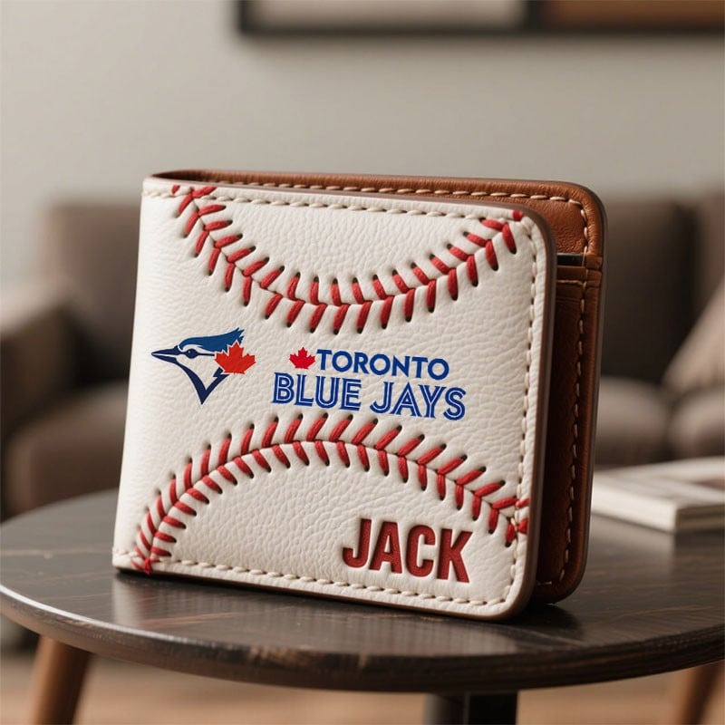 Personalized TBJ x MLB Leather Wallet DDT TTTZ