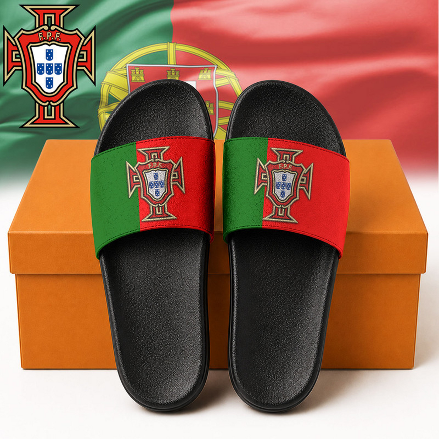 Portugal Premium WC26 National Team Slide Slippers 0406 DatND DVT