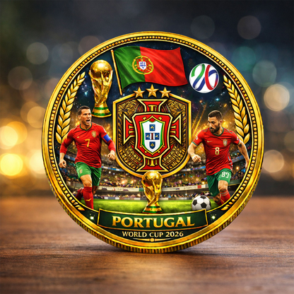 Portugal Premium World Cup Commemorative Coin DDT CTND