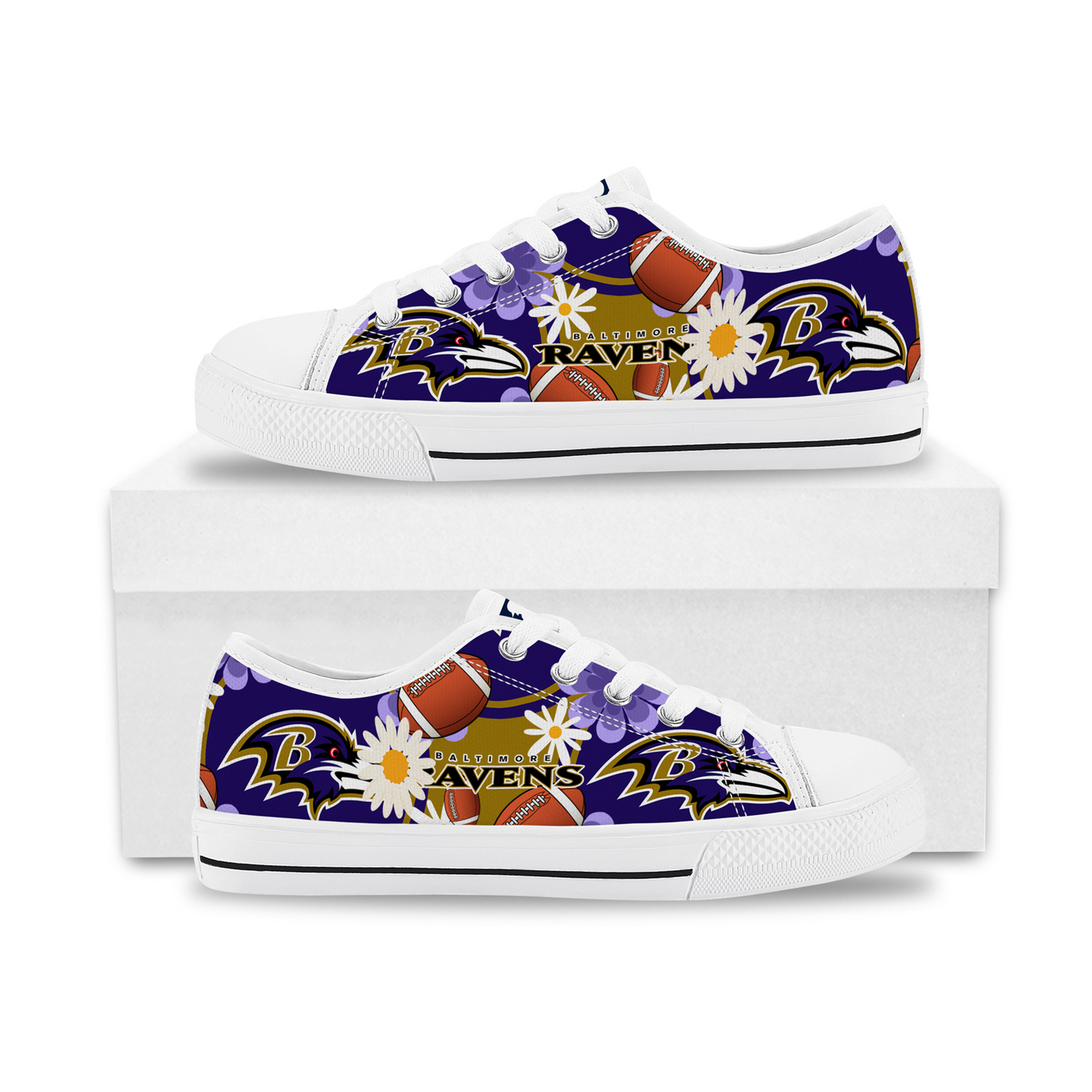 Premium BAL x NFL Canvas Sneaker DATND TANTD