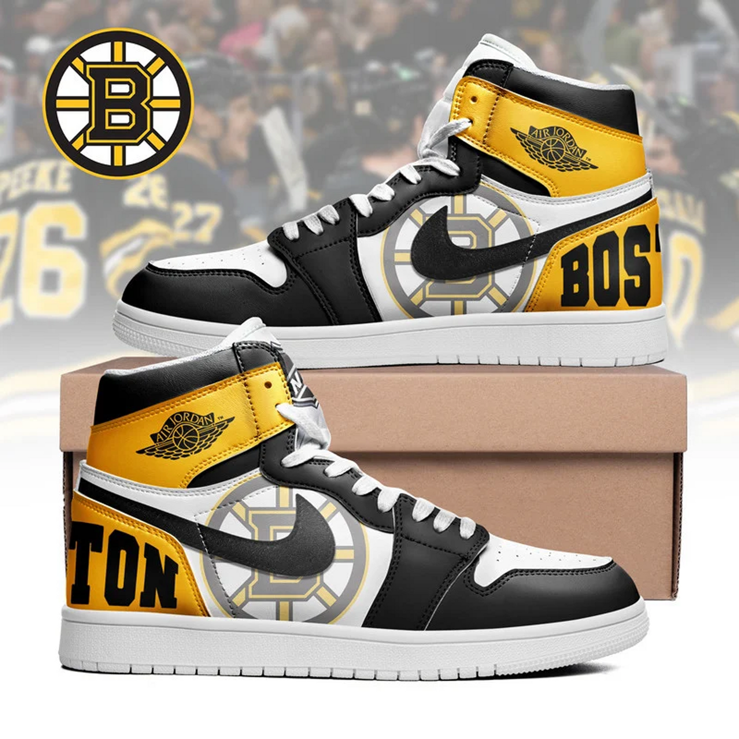 Premium BOS x NHL Teams High Top Sneakers DATND TANTD 090526