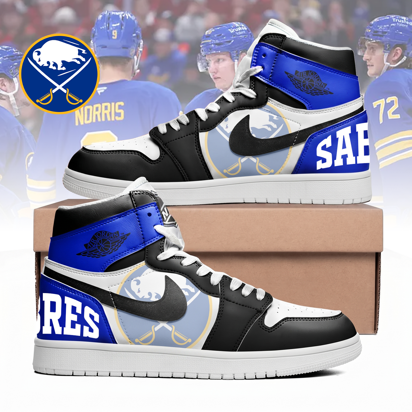Premium BUF x NHL Teams High Top Sneakers DATND TANTD 090526