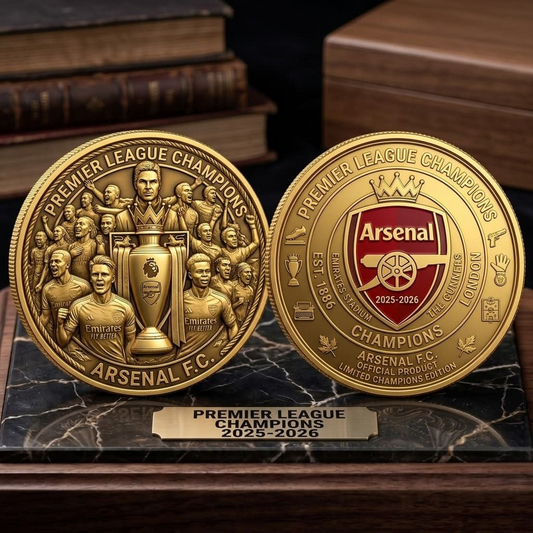 Premium EPL ARS Champions 25 - 26 Commemorative Coin V1 NMD CTKT