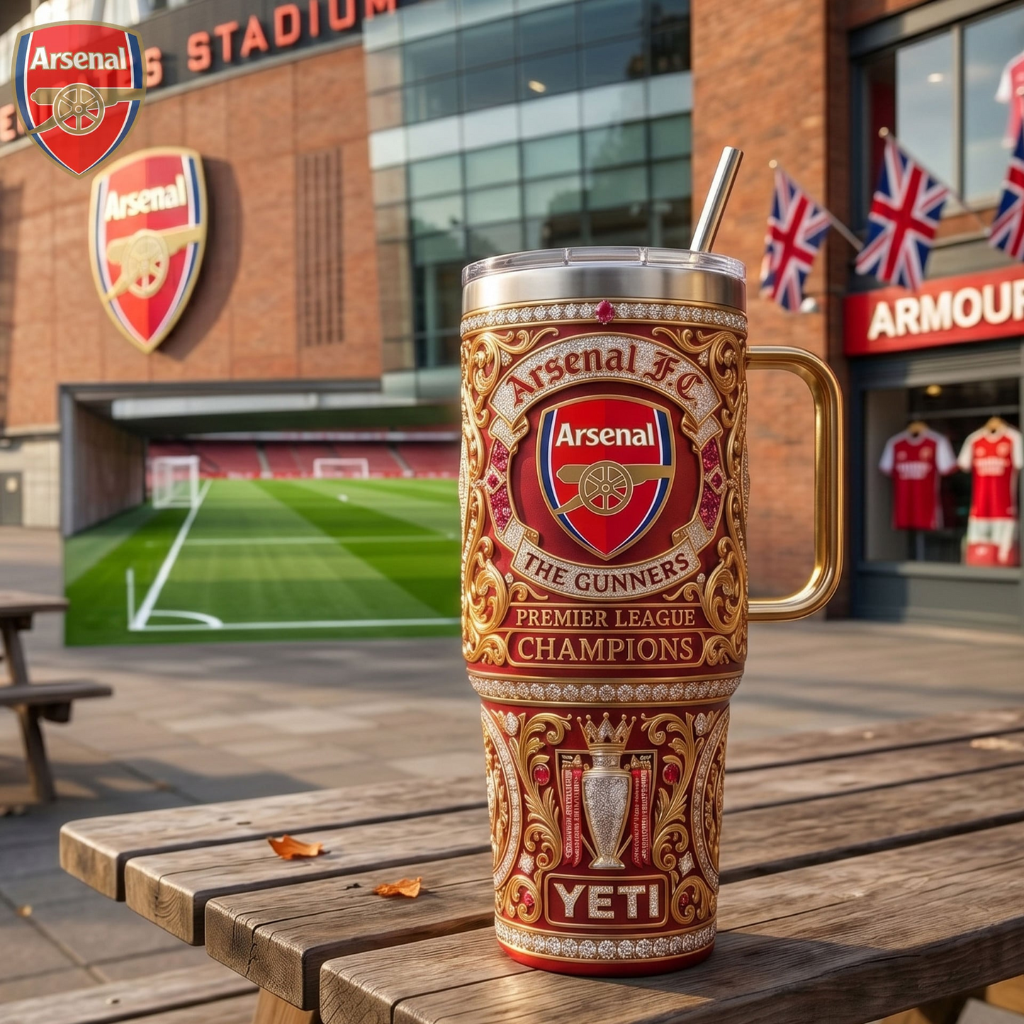 Premium EPL ARS Champions 25-26 Cup V1  NMD CTKT