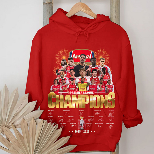 Premium EPL ARS Champions 25 - 26 Hoodie  V3 NMD CTKT