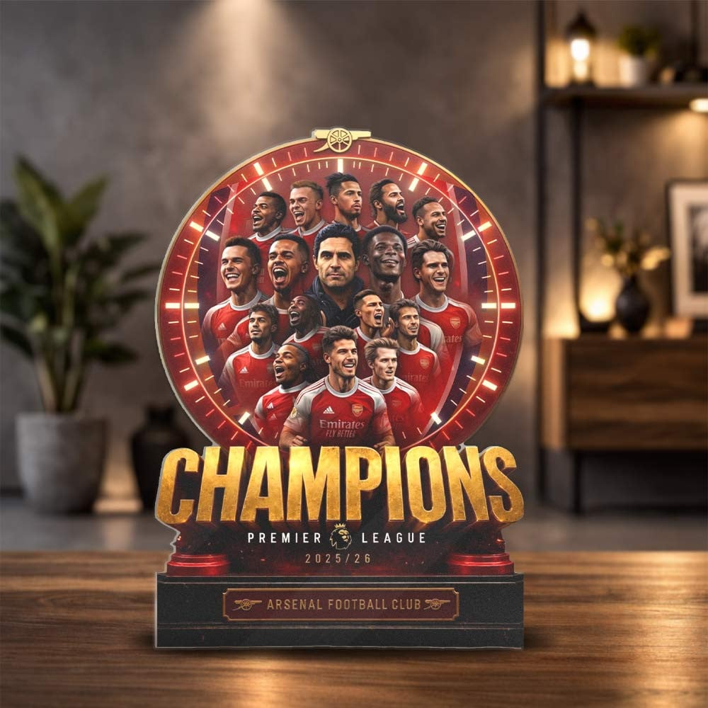 Premium EPL ARS Champions 25 - 26 Shape Plaque V NMD CTKT