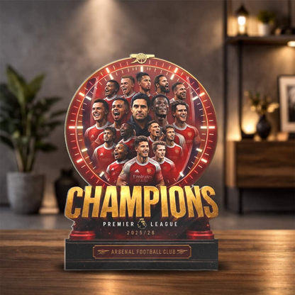 Premium EPL ARS Champions 25 - 26 Shape Plaque V NMD CTKT