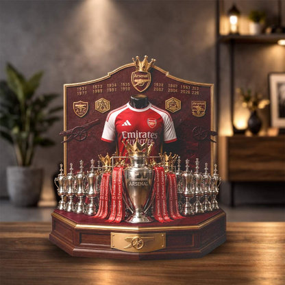 Premium EPL ARS Champions 25 - 26 Shape Plaque V2 NMD CTKT