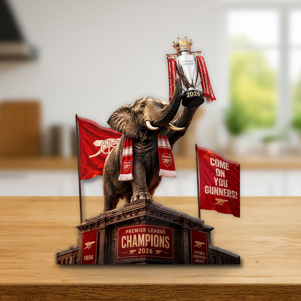 Premium EPL ARS Champions 25 - 26 Shape Plaque V5 NMD CTKT