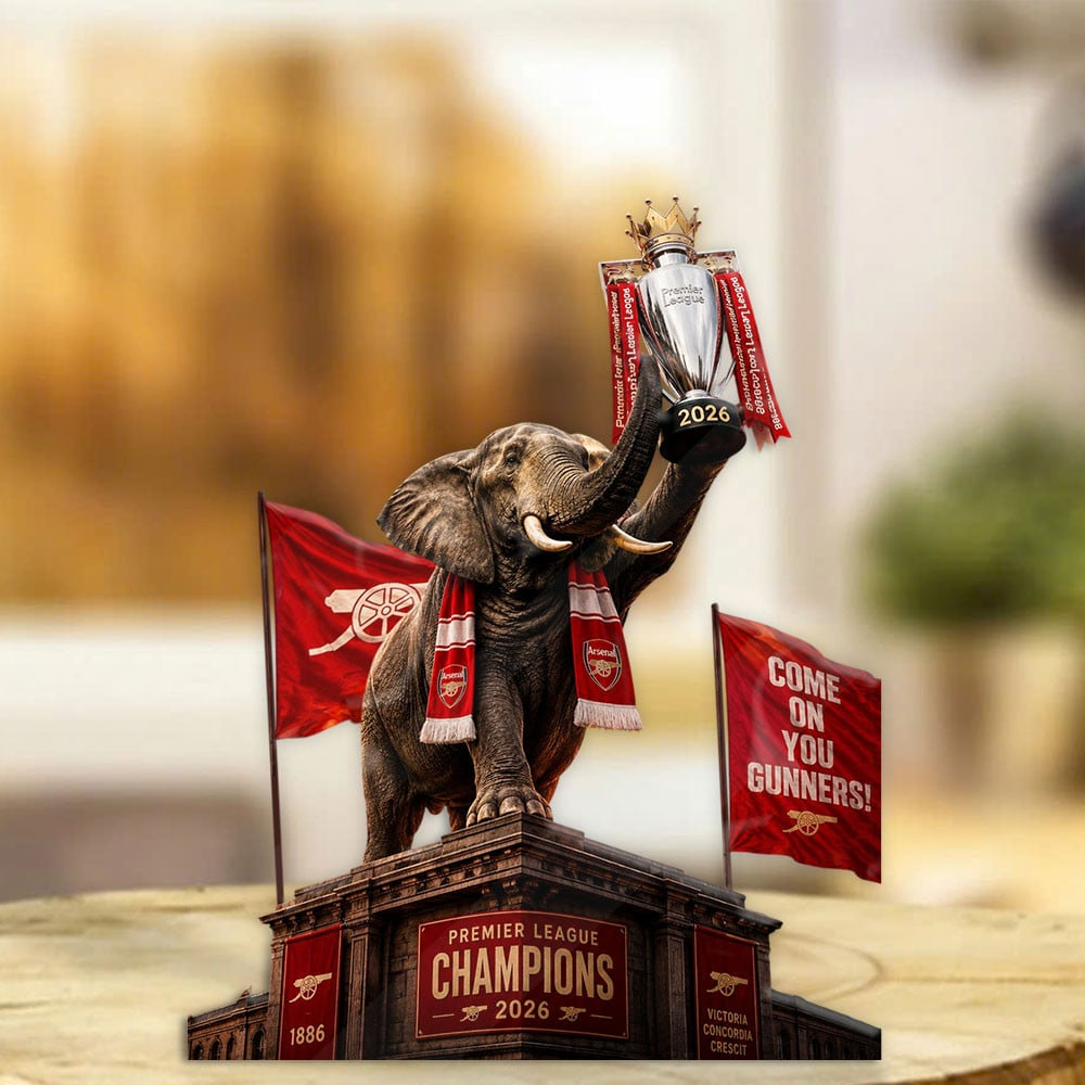 Premium EPL ARS Champions 25 - 26 Shape Plaque V5 NMD CTKT