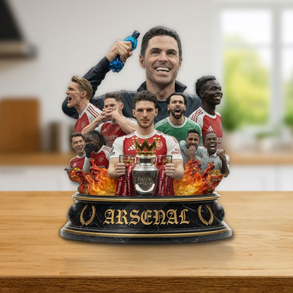 Premium EPL ARS Champions 25 - 26 Shape Plaque V7 NMD CTKT