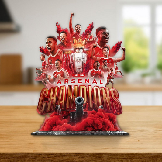 Premium EPL ARS Champions 25 - 26 Shape Plaque V8 NMD CTKT