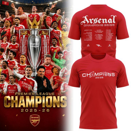 Premium EPL ARS Champions 25 - 26 T-Shirt  V NMD CTKT