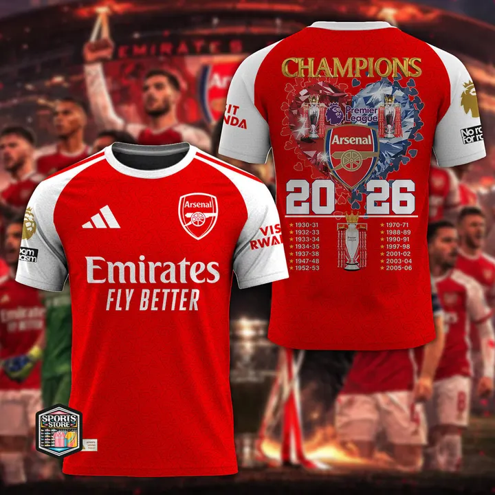 Premium EPL ARS Champions 25 - 26 T-Shirt  V4 NMD CTKT