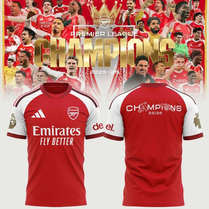 Premium EPL ARS Champions 25 - 26 T-Shirt  V6 NMD CTKT