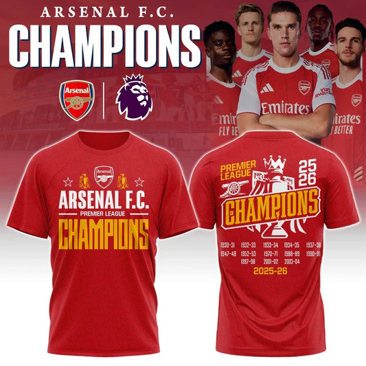 Premium EPL ARS Champions 25 - 26 T-Shirt  V27 NMD CTKT