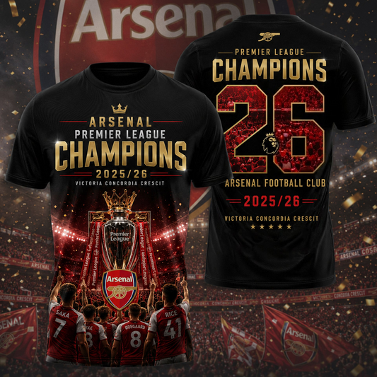 Premium EPL ARS Champions 25 - 26 T-Shirt  V7 NMD CTKT