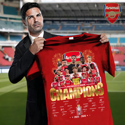 Premium EPL ARS Champions 25 - 26 T-Shirt  V9 NMD CTKT