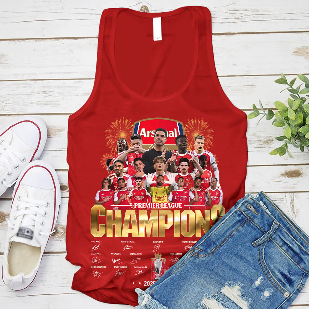 Premium EPL ARS Champions 25 - 26 Tank Top V2 NMD CTKT