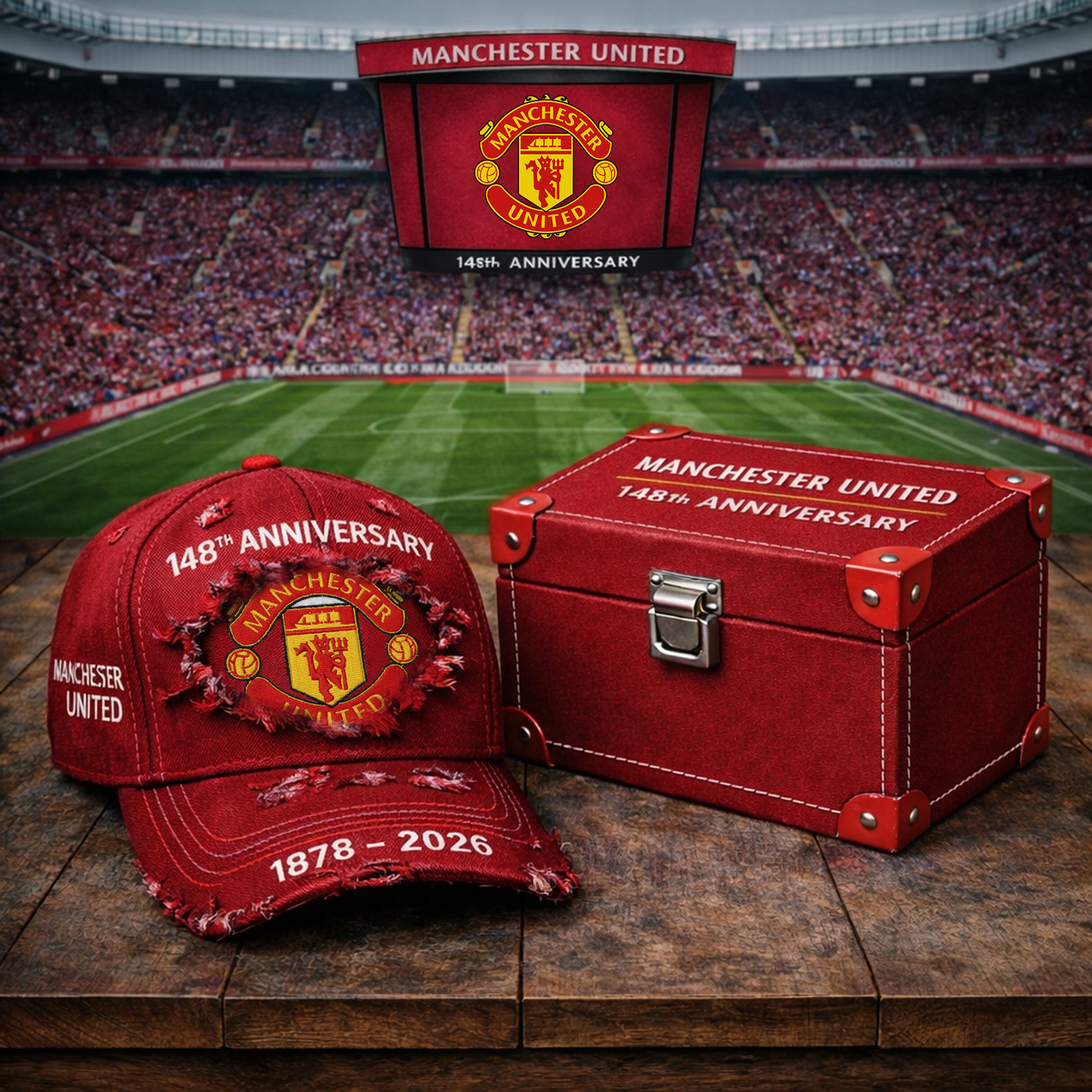 Premium EPL MU Anniversary Vintage Hat V4 NMD NHT